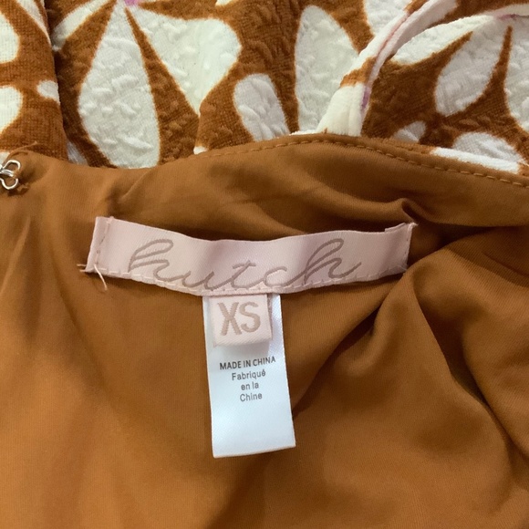 Anthropologie Hutch Floral Slim Jolie Summer Midi Dress Size XS - Picture 9 of 11